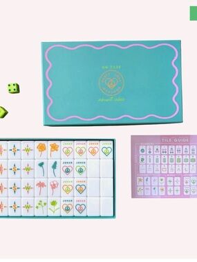 Peace Love Mahjong New Vibrant Vibes Mahjong Set
